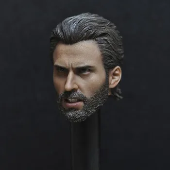 1/6Scale ZDA Super junak Chris Evans Kapetan Brado Različica Glavo Skulptura Moški Model Kratke Lase Headplay za 12