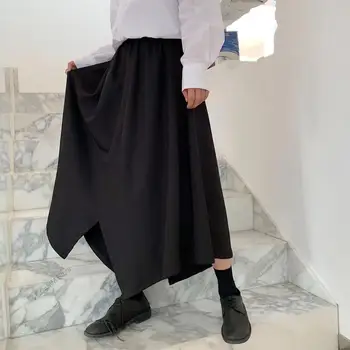 2022 Nove hlače za Moške poletne dolge hlače dolge hlače nepravilna oblika culottes moške krilo stilist black Yamamoto moda 0