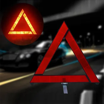 Avto Sili Razčlenitev Opozorilni Trikotnik Auto Stojalo Zložiti Stop Znak Reflektor Rdeče Reflektivni Nevarnost 0