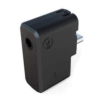 Dvojno Mic Adapter 3,5 mm Vhod za Insta-360 ENO-X2 Fotoaparat Extrenal Mikrofoni in USB-C Prenos Vrata
