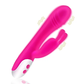 G Spot Vibrator Rabbit Vibratorji za Ženske 2 Motorji Silikonski Ženska Masturbacija Vagine, Klitoris Stimulacije Masaža Sex Igrače za Ženske 0