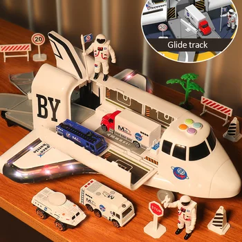 New Space Shuttle Model Simulacije Vztrajnosti Avto Igrača Zrakoplova Glasbe S Svetlobo Igrača Diecasts Otroci Izobraževalne Igrače, Darila Za Fante 3