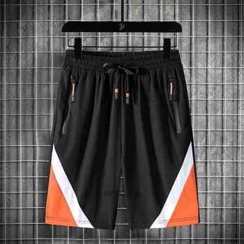poletne moške športne hlače mozaik geometrijo plus velikost 8XL svoboden košarka hlače mferlier ledu hitro suhe hlače